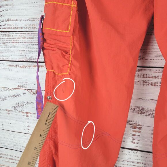 ZUMBA Womens XL Nylon Cargo Pocket Pants Elasticated Dance Fitness High Waist - Picture 11 of 15